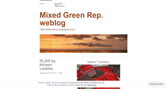 Desktop Screenshot of mixedgreenrep.wordpress.com