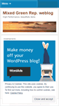 Mobile Screenshot of mixedgreenrep.wordpress.com