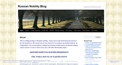 Desktop Screenshot of noblerussia.wordpress.com