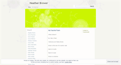 Desktop Screenshot of brewerhe.wordpress.com