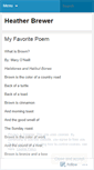 Mobile Screenshot of brewerhe.wordpress.com