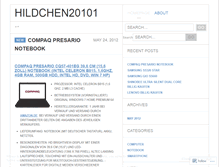 Tablet Screenshot of hildchen20101.wordpress.com
