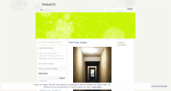 Desktop Screenshot of ionearth.wordpress.com