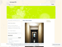 Tablet Screenshot of ionearth.wordpress.com