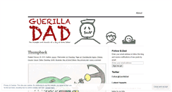 Desktop Screenshot of guerilladad.wordpress.com