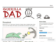 Tablet Screenshot of guerilladad.wordpress.com