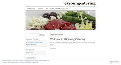 Desktop Screenshot of esyoungcatering.wordpress.com