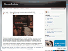 Tablet Screenshot of discotecabrasileira.wordpress.com