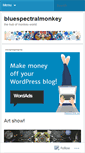 Mobile Screenshot of bluespectralmonkey.wordpress.com