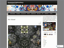 Tablet Screenshot of bluespectralmonkey.wordpress.com