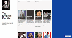 Desktop Screenshot of civilizedfrontier.wordpress.com