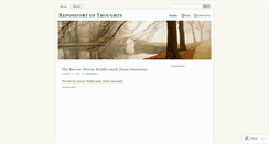 Desktop Screenshot of contemplationrepository.wordpress.com