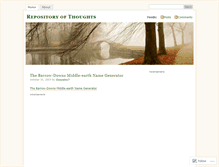 Tablet Screenshot of contemplationrepository.wordpress.com