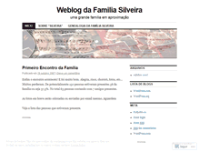 Tablet Screenshot of familiasilveira.wordpress.com