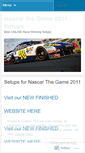 Mobile Screenshot of nascarthegamesetups.wordpress.com