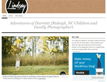 Tablet Screenshot of lindsaydavisblog.wordpress.com