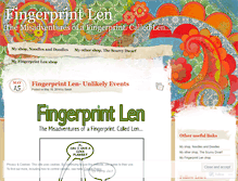 Tablet Screenshot of fingerprintlen.wordpress.com