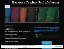 Tablet Screenshot of heartteachsoulwrite.wordpress.com