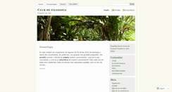 Desktop Screenshot of clubdefilosofia.wordpress.com