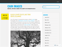 Tablet Screenshot of cainimages.wordpress.com