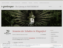Tablet Screenshot of grotesqueverlag.wordpress.com