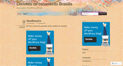 Desktop Screenshot of convitesdecasamentobrasilia.wordpress.com