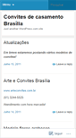 Mobile Screenshot of convitesdecasamentobrasilia.wordpress.com