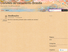 Tablet Screenshot of convitesdecasamentobrasilia.wordpress.com