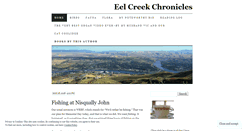 Desktop Screenshot of eelcreek.wordpress.com