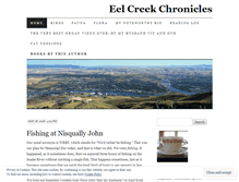 Tablet Screenshot of eelcreek.wordpress.com