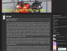 Tablet Screenshot of boydyoung.wordpress.com