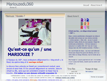 Tablet Screenshot of mariouzedu360.wordpress.com