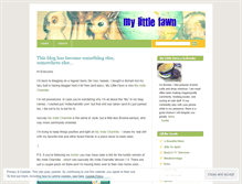 Tablet Screenshot of mylittlefawn.wordpress.com