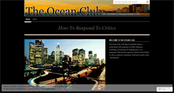 Desktop Screenshot of oceanclubj.wordpress.com