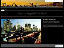 Tablet Screenshot of oceanclubj.wordpress.com