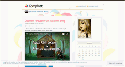 Desktop Screenshot of komplott.wordpress.com