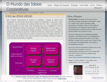 Tablet Screenshot of ideiascorporativas.wordpress.com