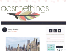 Tablet Screenshot of adsmethings.wordpress.com