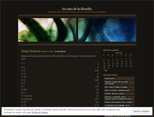 Tablet Screenshot of losojosdelafilosofia.wordpress.com
