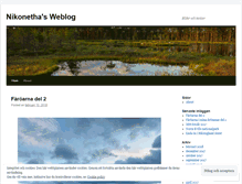 Tablet Screenshot of nikonetha.wordpress.com