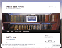 Tablet Screenshot of indieebookreview.wordpress.com