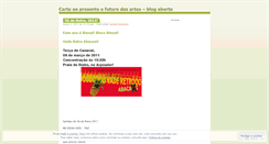 Desktop Screenshot of cartaaopresenteefuturo.wordpress.com