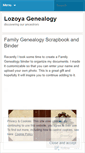 Mobile Screenshot of lozoya.wordpress.com