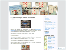 Tablet Screenshot of cartomancie.wordpress.com