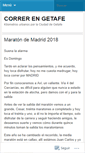 Mobile Screenshot of correrengetafe.wordpress.com