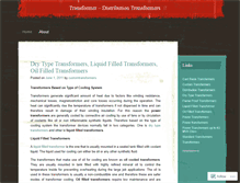 Tablet Screenshot of customtransformers.wordpress.com