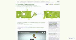 Desktop Screenshot of comunicacionydesarrollo.wordpress.com