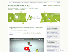 Tablet Screenshot of comunicacionydesarrollo.wordpress.com