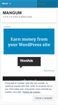 Mobile Screenshot of mangum.wordpress.com