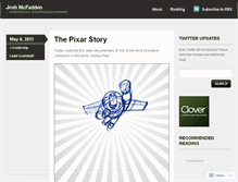 Tablet Screenshot of joshnmcfadden.wordpress.com